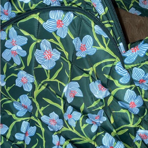 New Vera Bradley Essential Large Backpack Charlotte Stems Ultralight main image 8